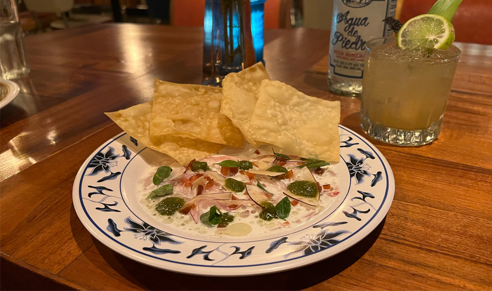 Curry Crudo at Asian Bodega.