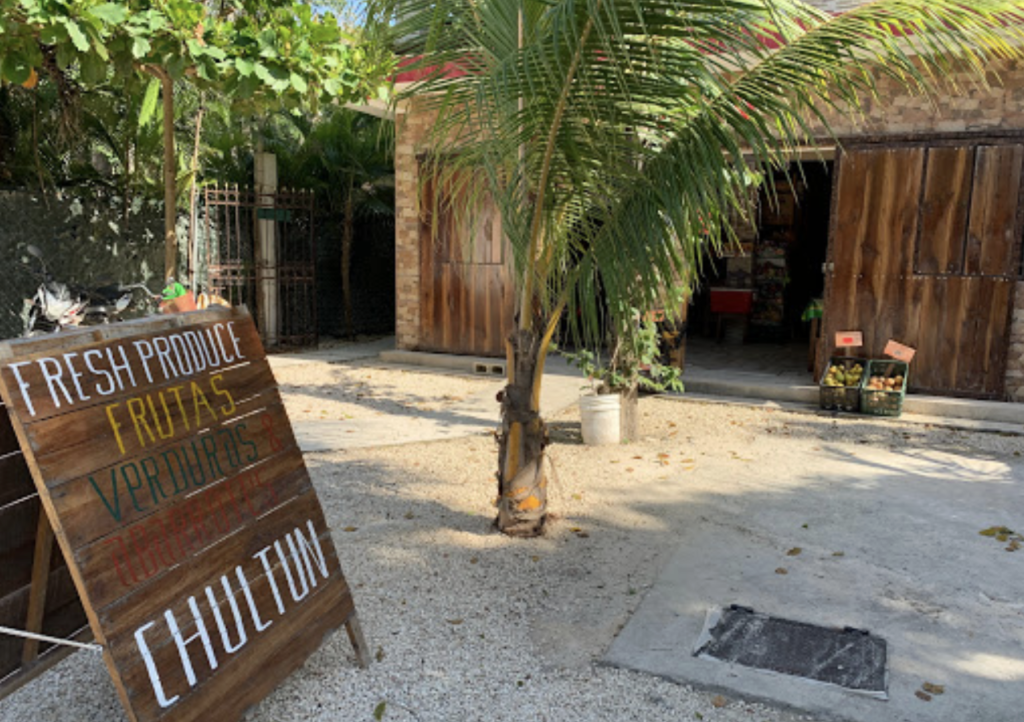 The entrance of Chultun in Tulum.